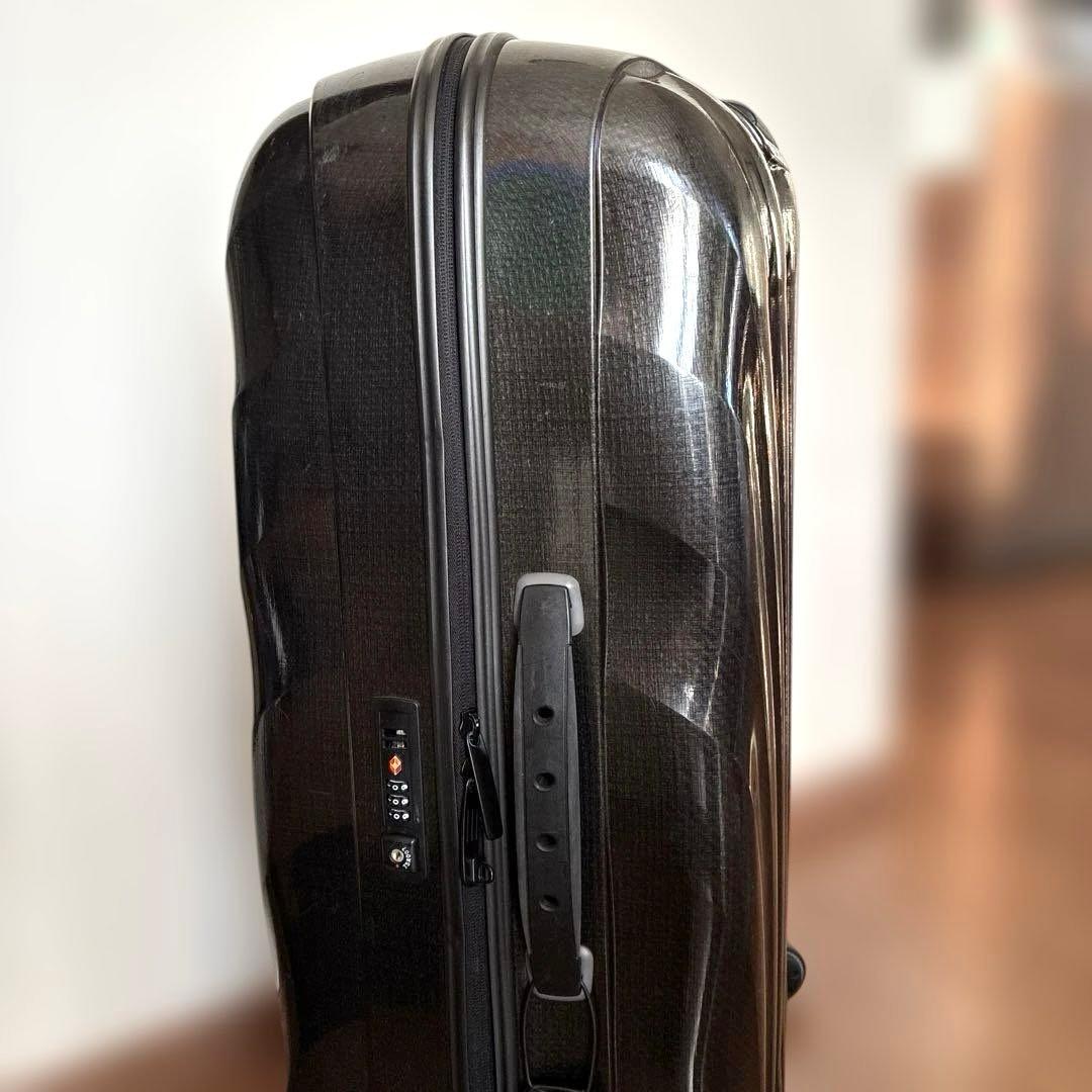 ブラックストライプキャリーケース