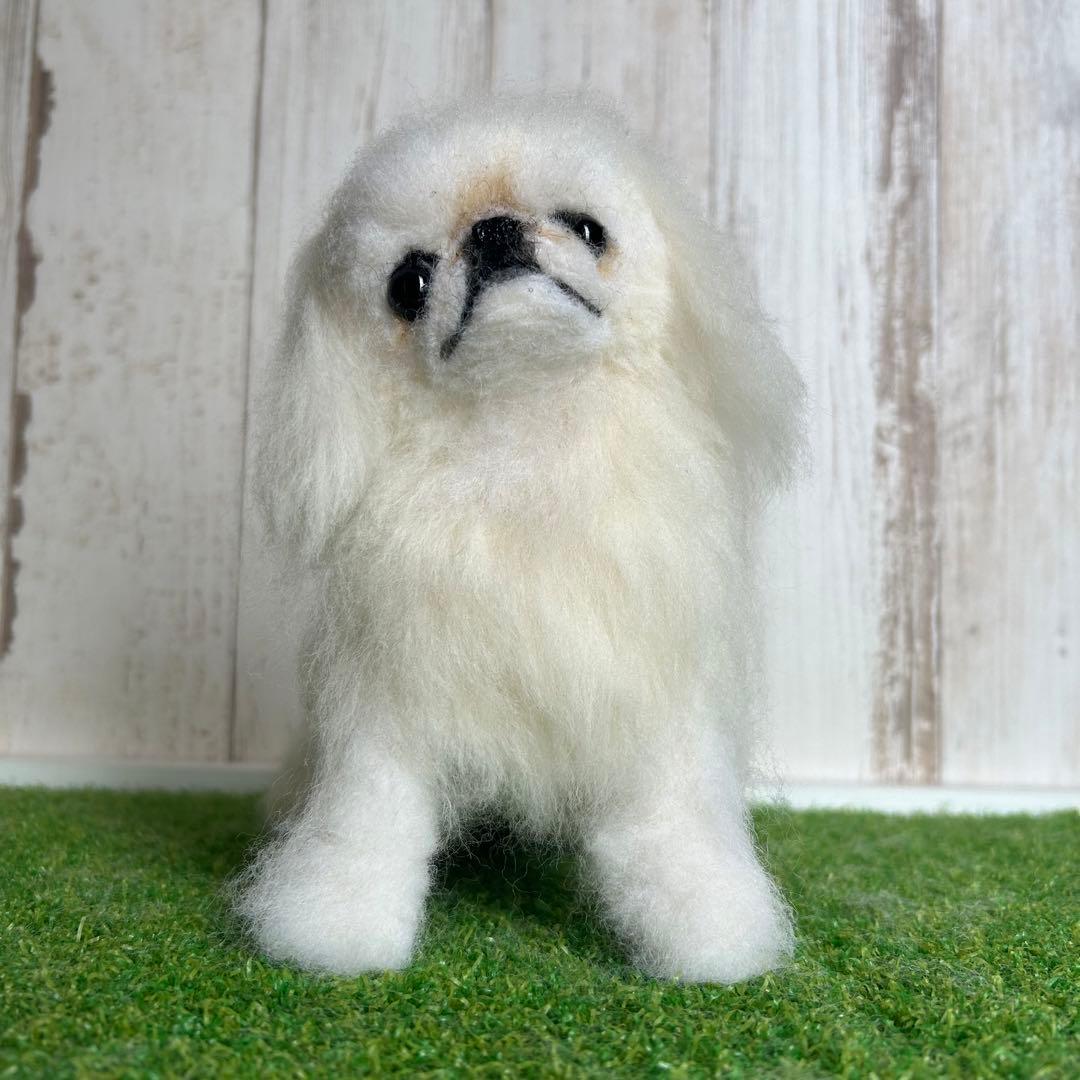 購入可能です★羊毛フェルト【ペキニーズ】犬　※他の犬種のオーダーも受付中です。