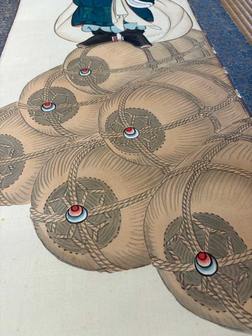 掛け軸　七福神の大黒天様