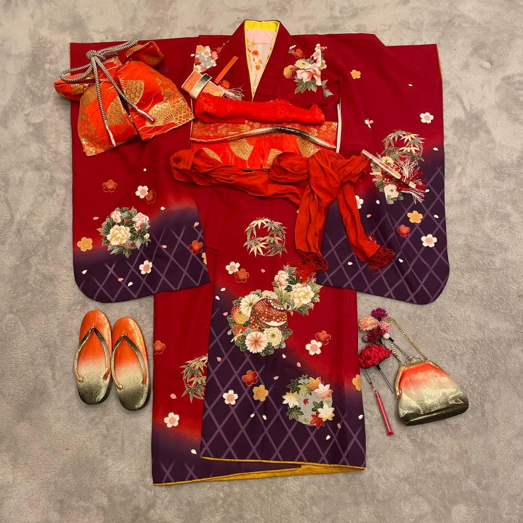 七五三　着物セット一式　7歳　女の子