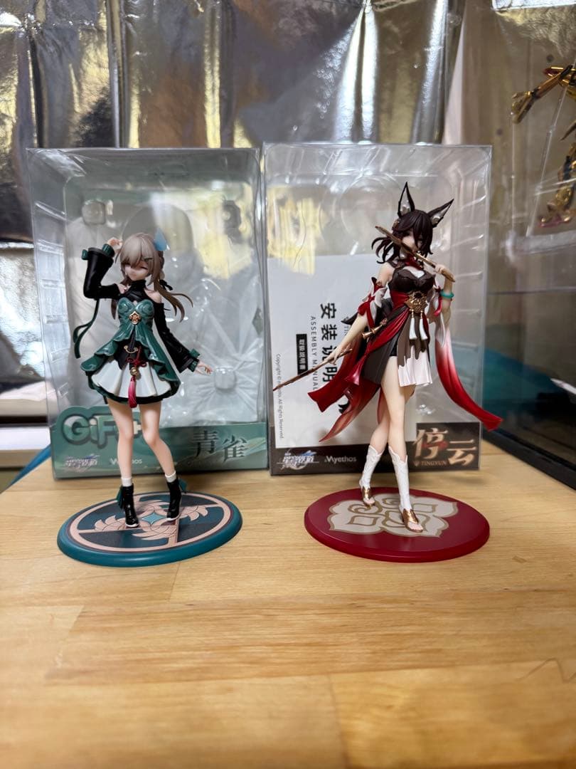 12/14まで Gift+ 崩壊：スターレイル 停雲と 青雀のフィギュア2セット