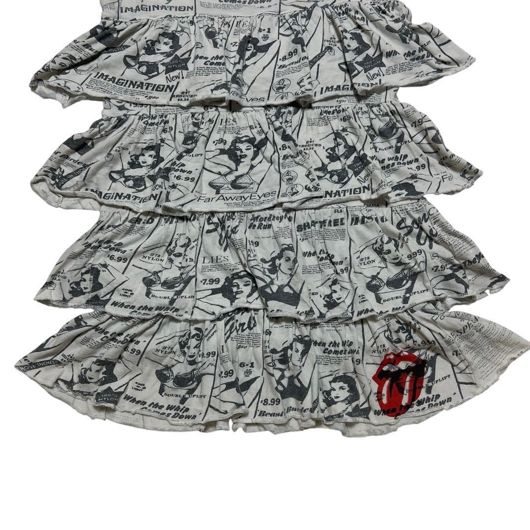 HYSTERIC GLAMOUR ローリングストーンズ フリルタンクトップ 希少