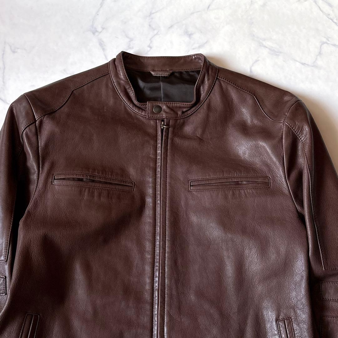 【COMME CA DU MODE MEN】シングルライダースジャケット　2 M