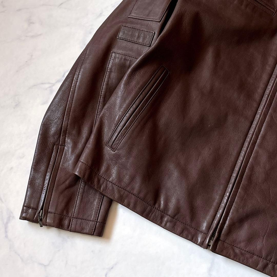 【COMME CA DU MODE MEN】シングルライダースジャケット　2 M