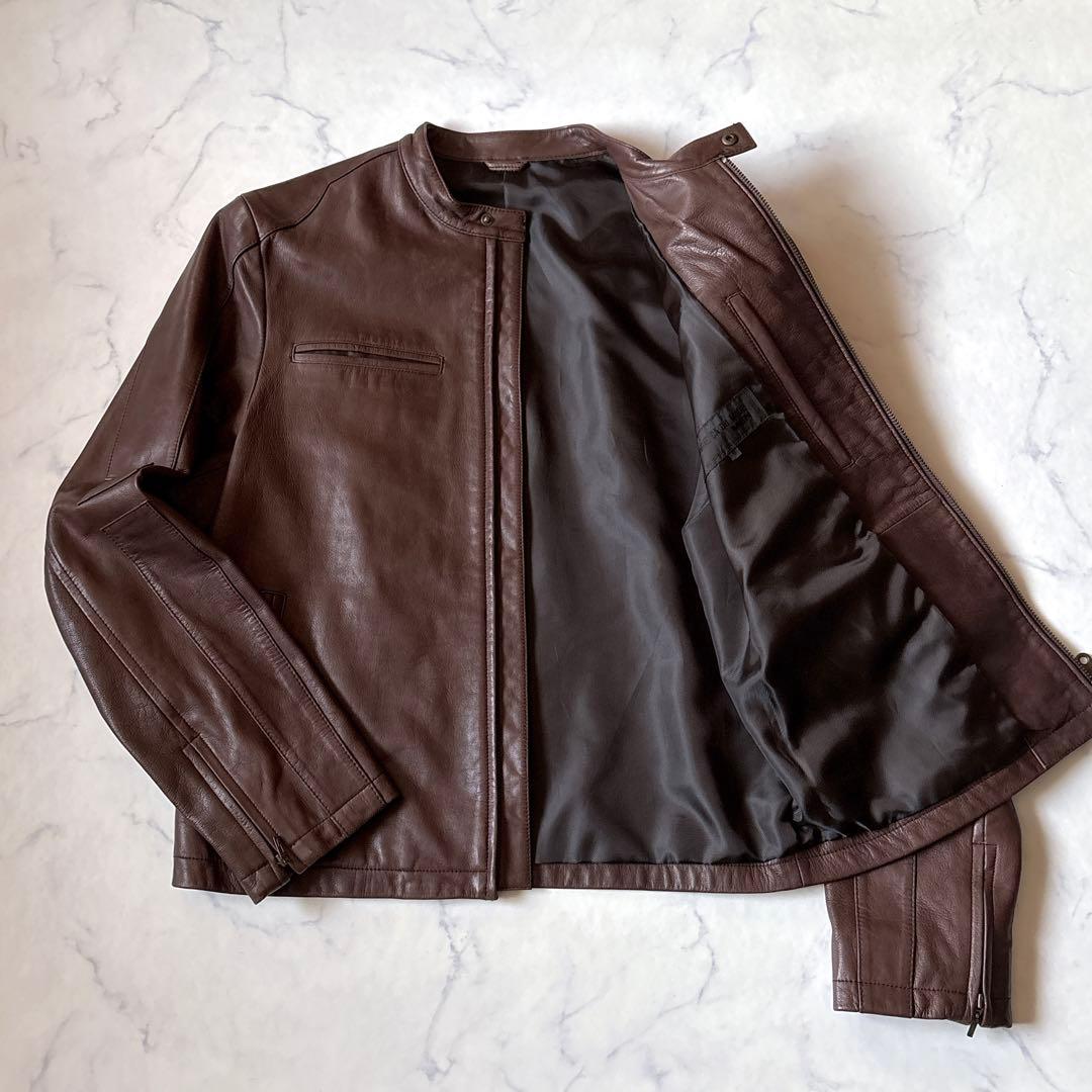 【COMME CA DU MODE MEN】シングルライダースジャケット　2 M