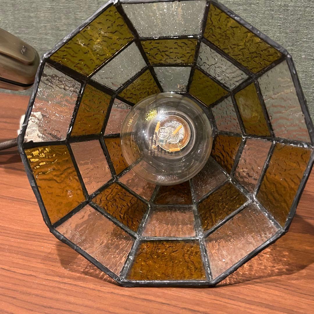 アートワークスタジオ　ステンドグラスペンダント チェッカー