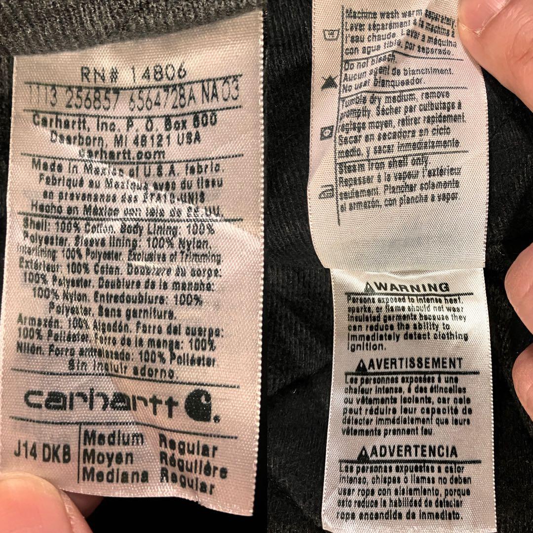 【希少】00s カーハート サンタフェジャケット J14 ダークブラウン M