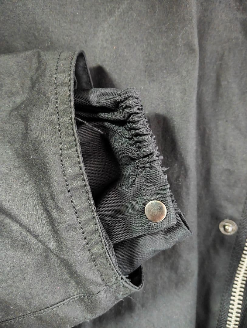 Transport Wax Jacket ブラック サイズ38 レプリカ品