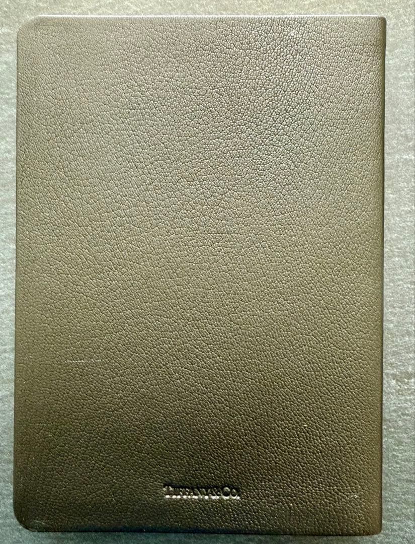 【新品未使用】Tiffany ティファニー.レザーノートブック