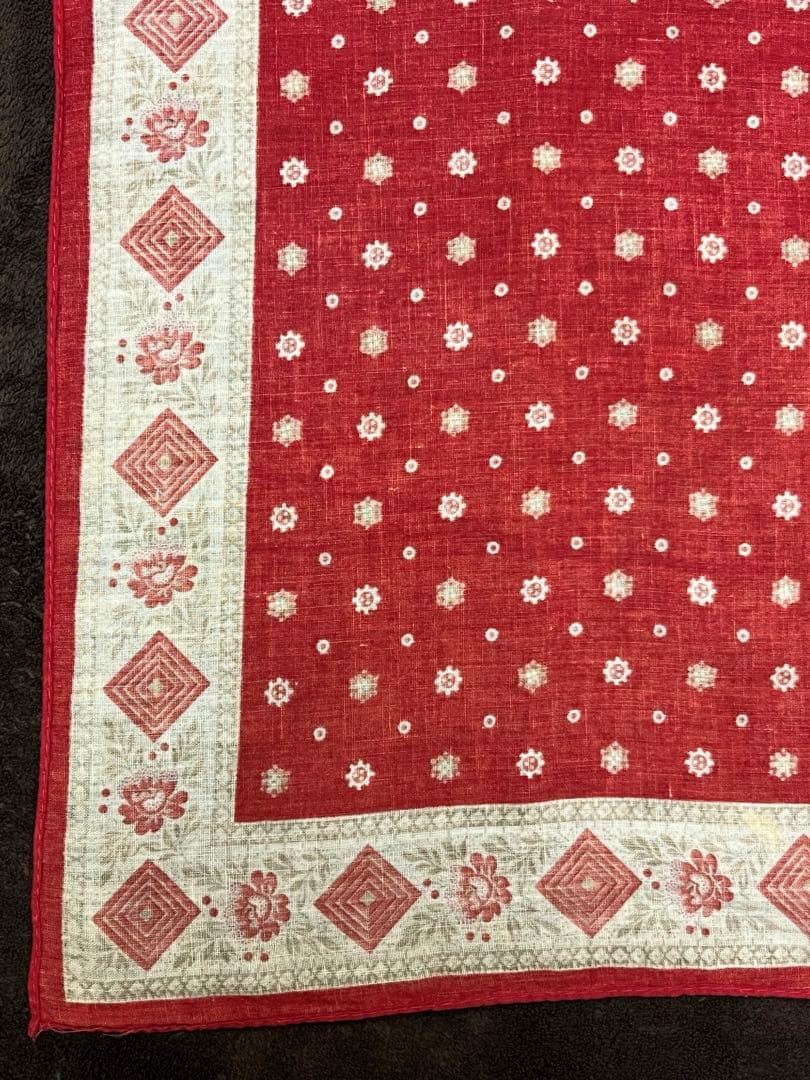 新年限定セール‼️スペシャル‼️ヴィンテージ バンダナ　ターキーレッド