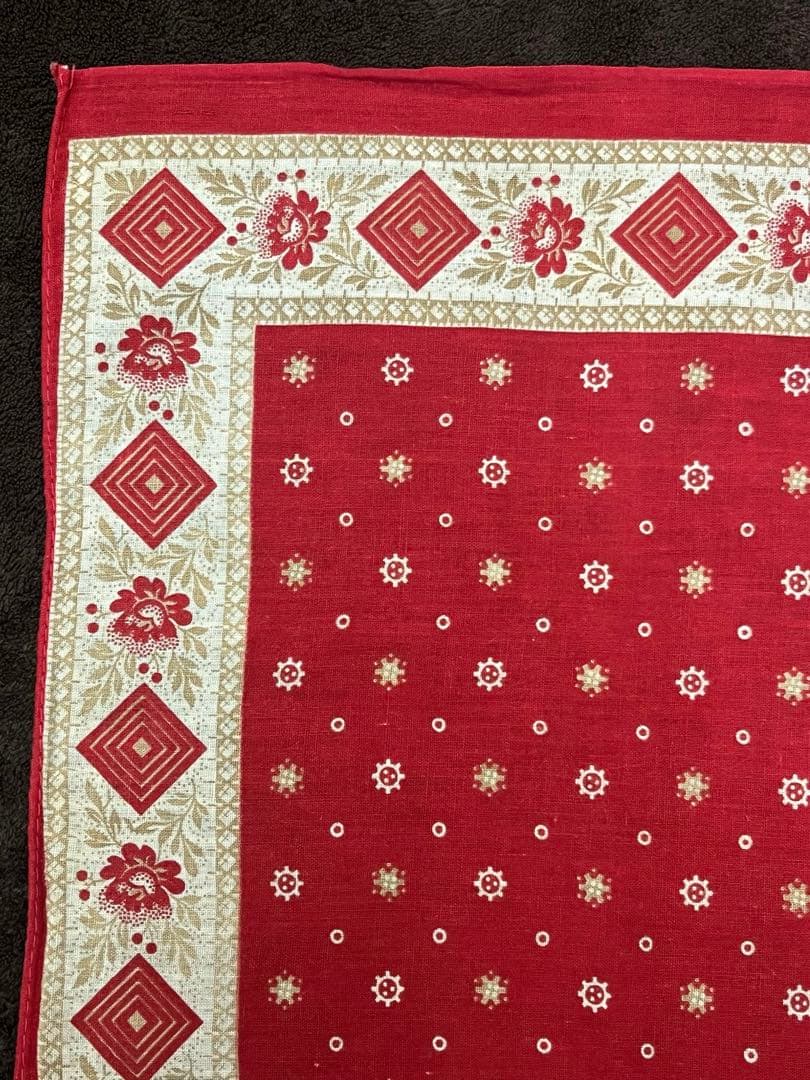 新年限定セール‼️スペシャル‼️ヴィンテージ バンダナ　ターキーレッド