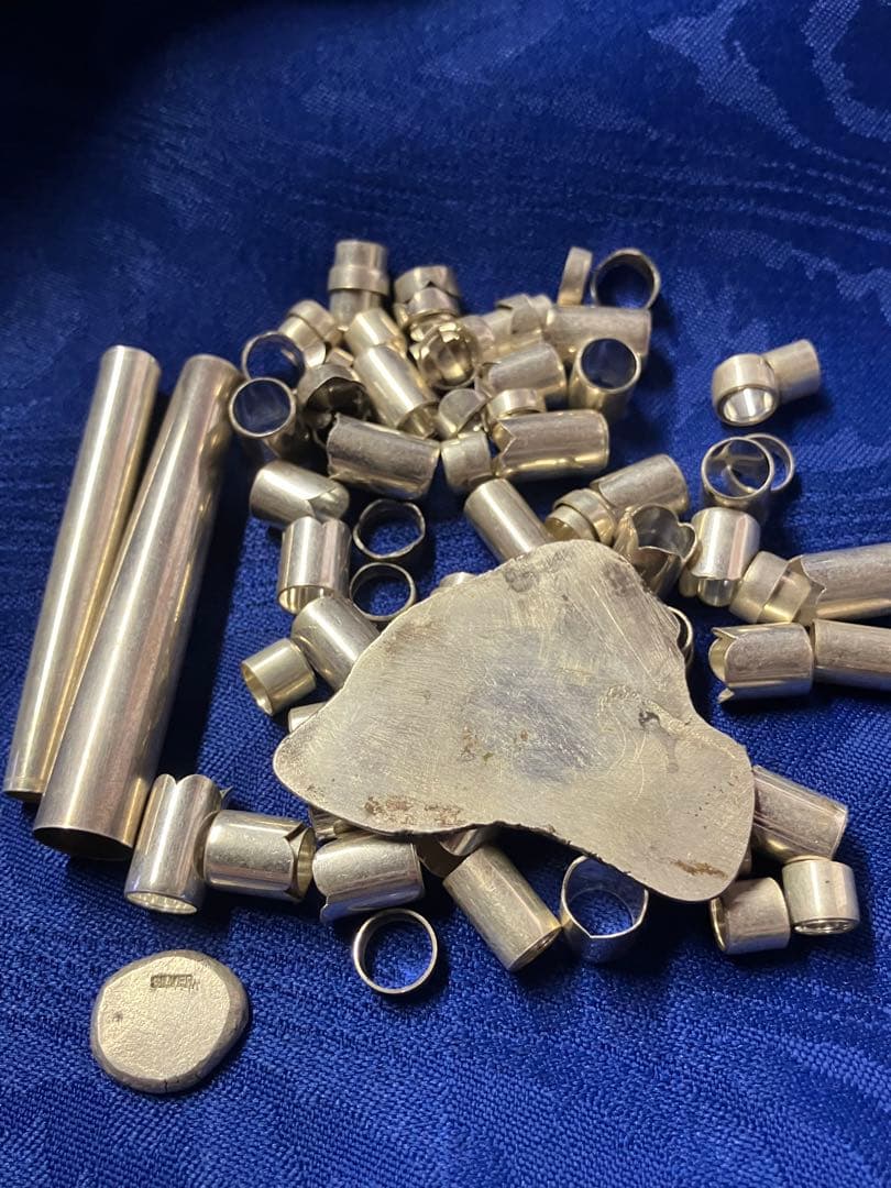 亀*人様 銀塊　シルバー９２５　100g 銀キャップ　万年筆の部品