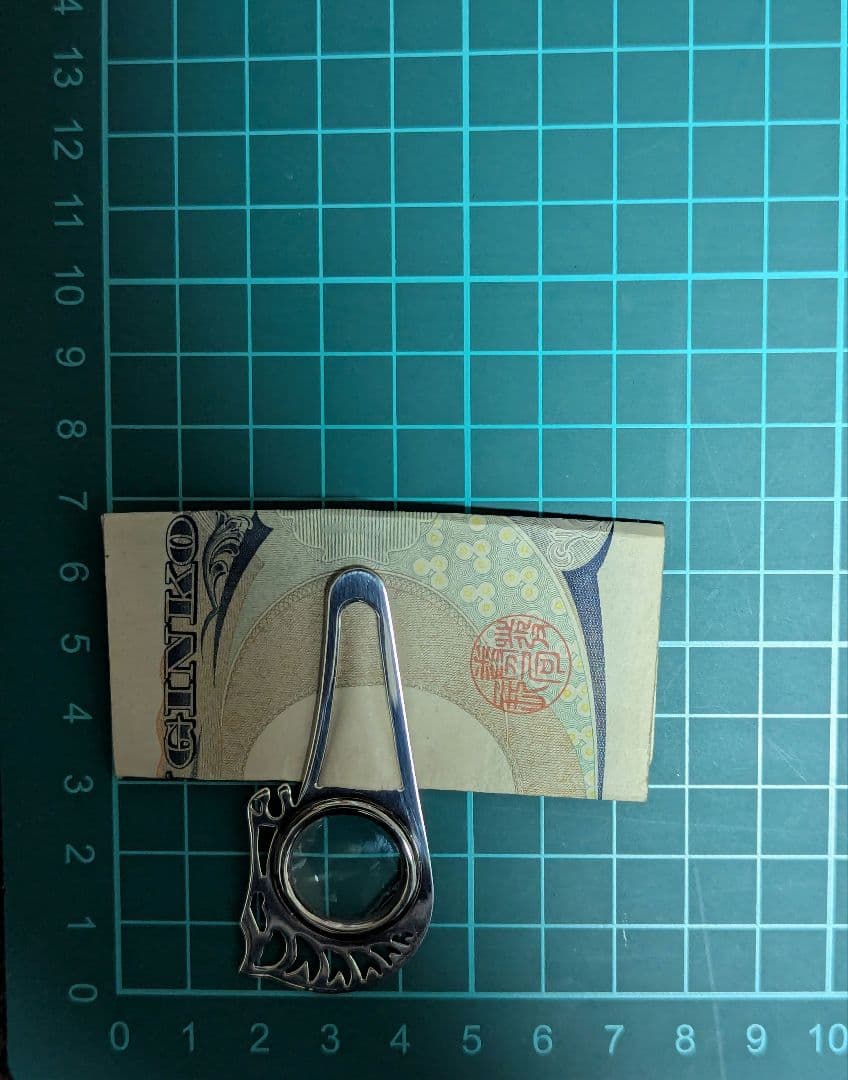 HERMES シュヴァル ホース ルーペ マネークリップ ブックマーク　管1