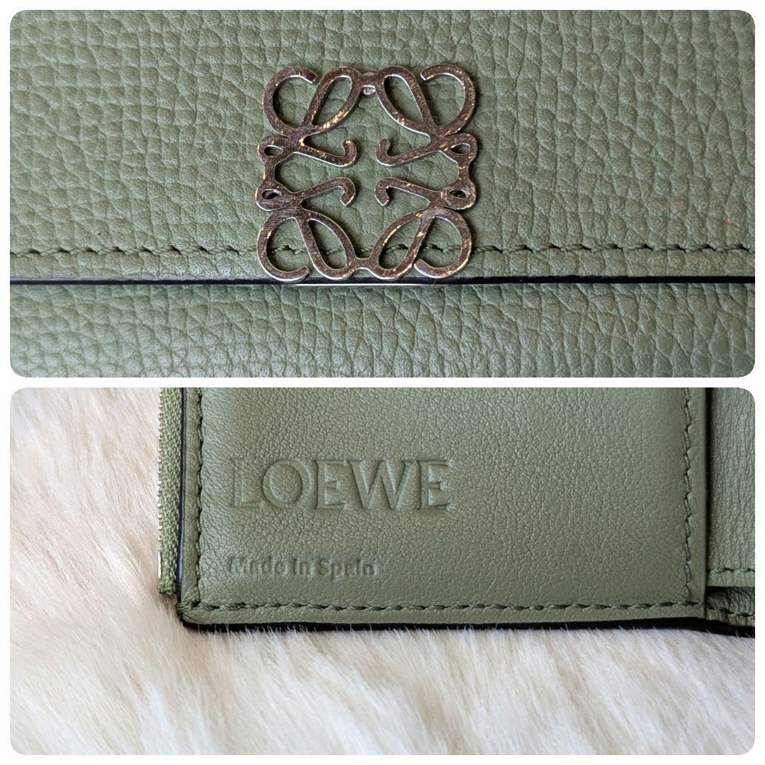 ロエベ 三つ折り財布 スモール バーティカル ウォレット アナグラ厶♦riku様