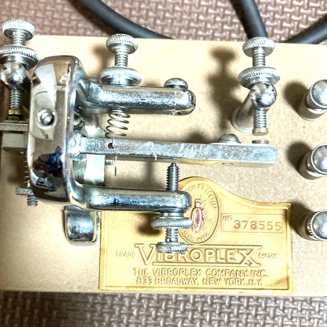 ❷Vibroplex モデル378555 無線通信機器バイブロブレックス