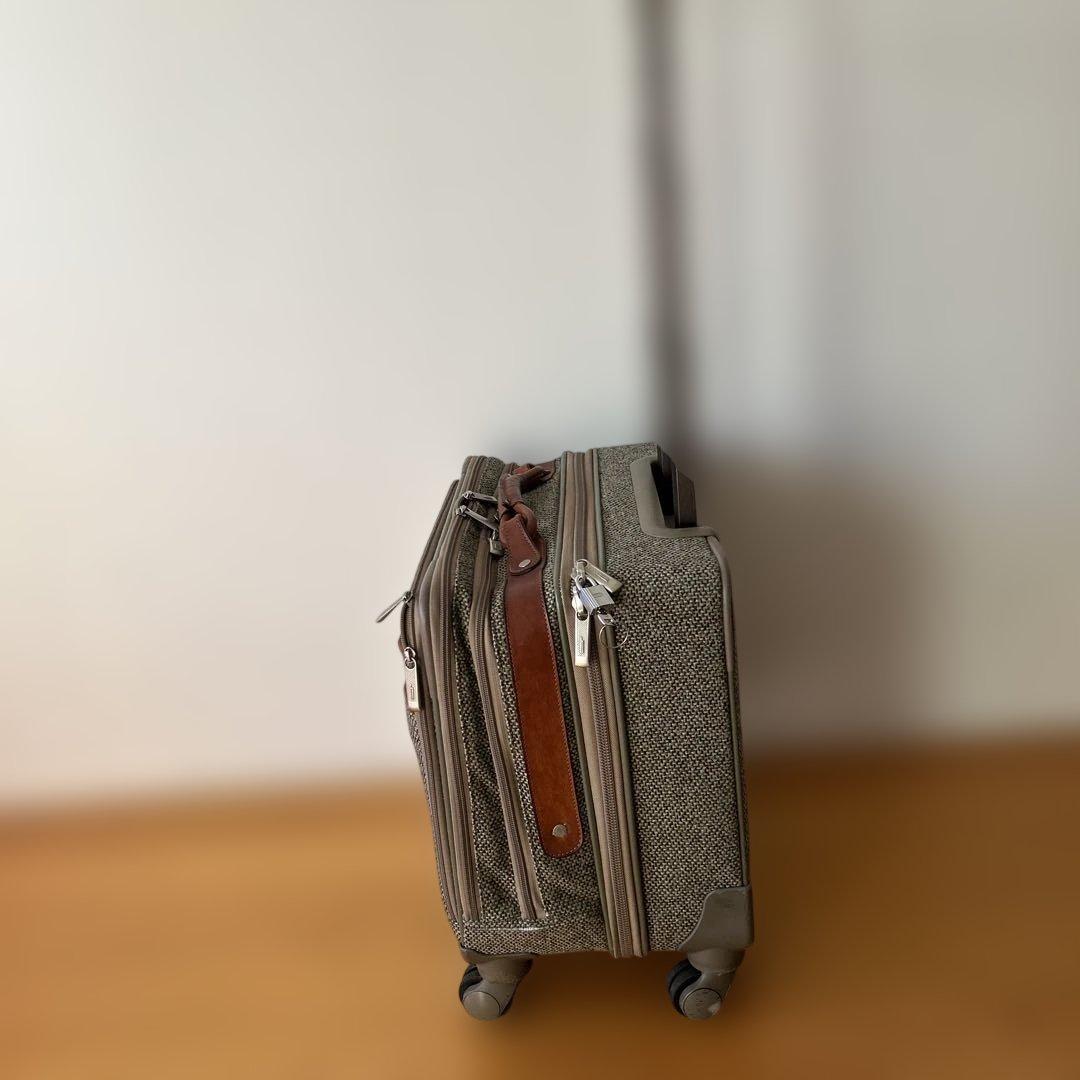 ハートマン　キャリーバック　ツイード機内持ち込みサイズ　レア　美品