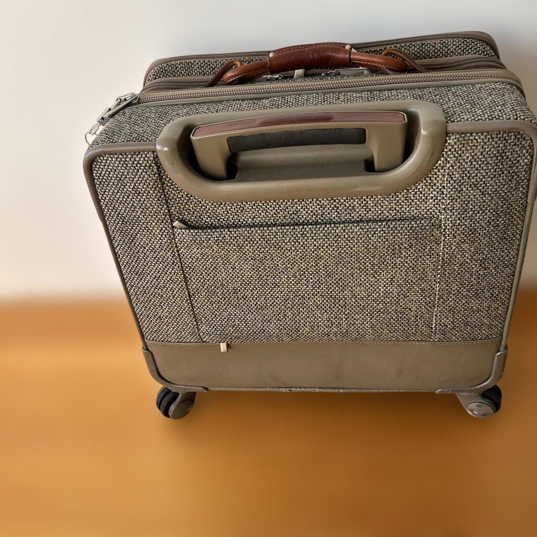 ハートマン　キャリーバック　ツイード機内持ち込みサイズ　レア　美品