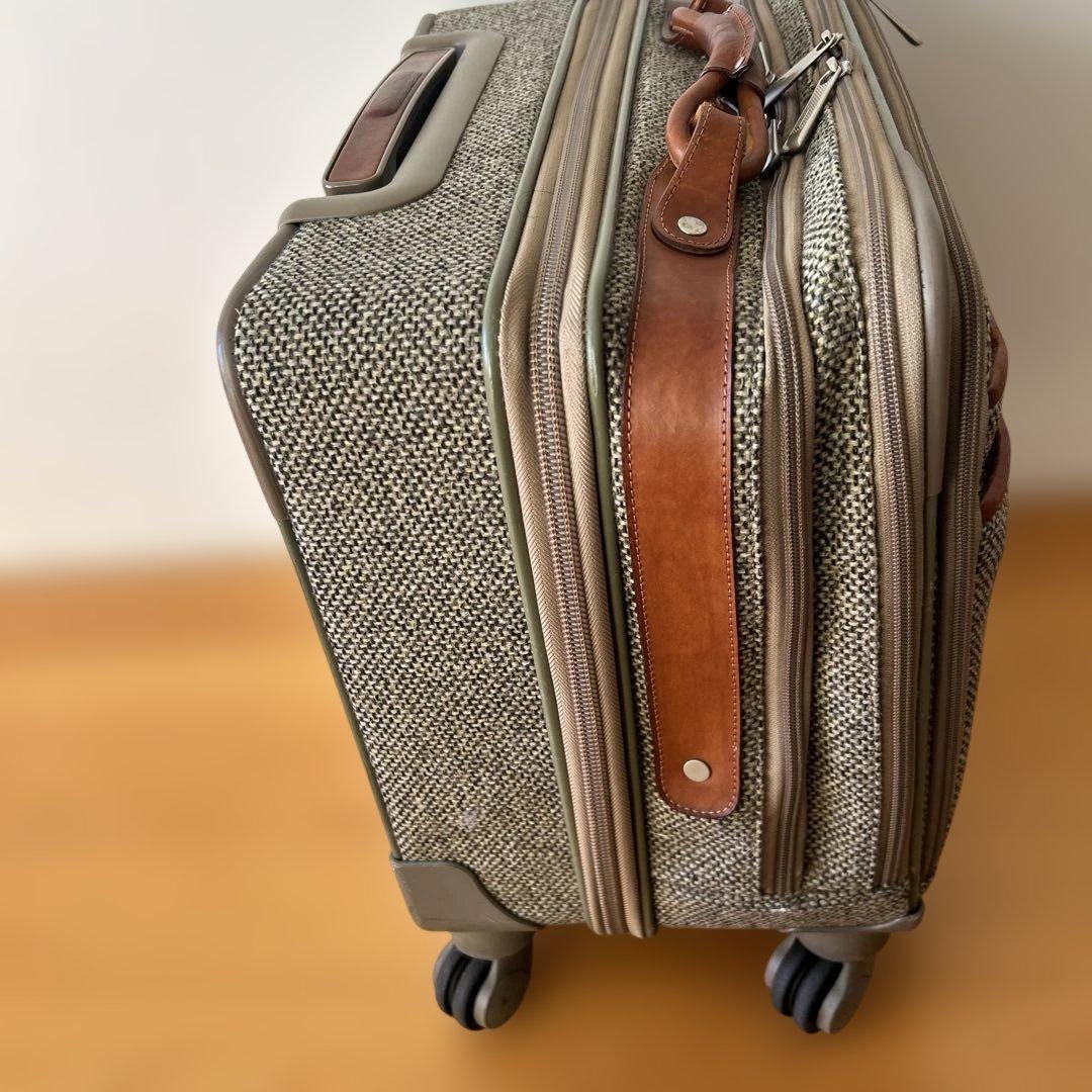 ハートマン　キャリーバック　ツイード機内持ち込みサイズ　レア　美品