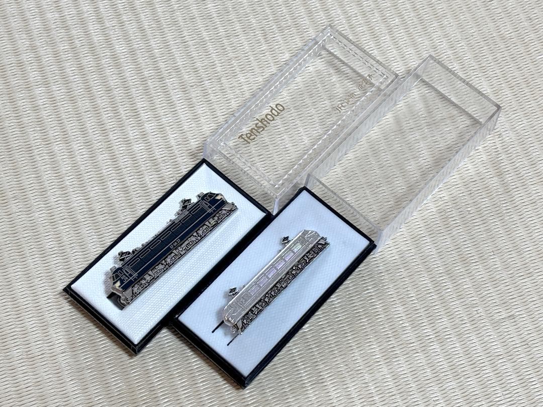 EF66 電気機関車 ネクタイピン 新品 2個セット