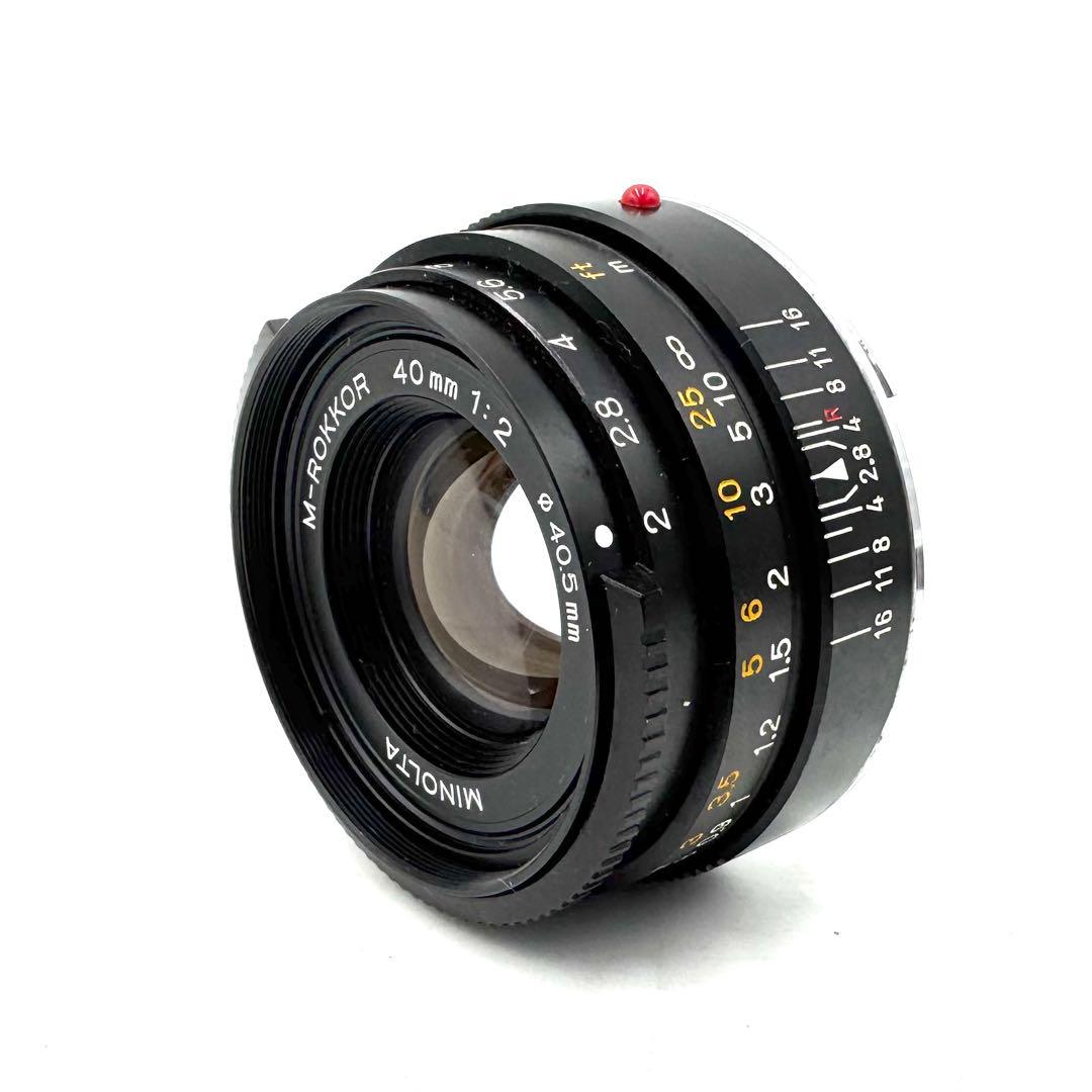 MINOLTA ミノルタM-ROKKOR 40mm f2 ライカMマウントレンズ