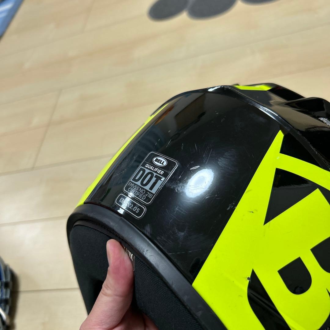 BELL フルフェイスヘルメット ブラック/イエロー