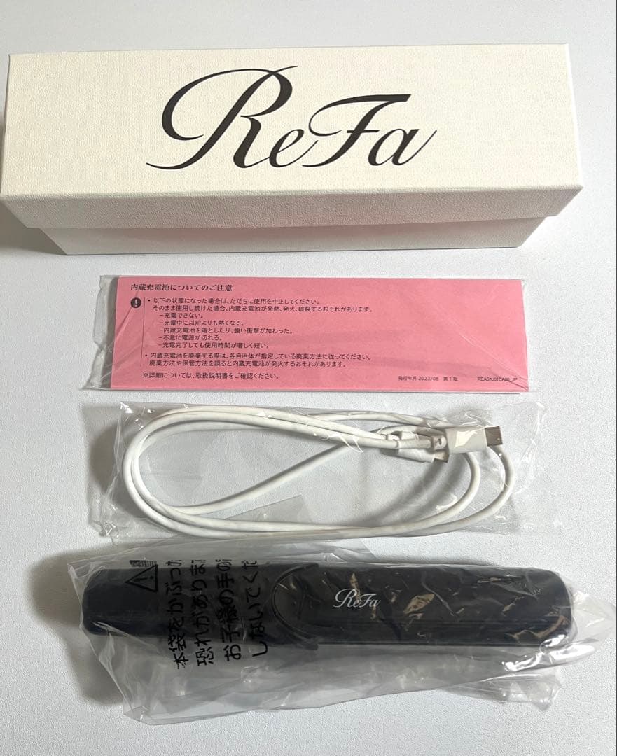 【美品】 ReFa フィンガーアイロン ST 黒