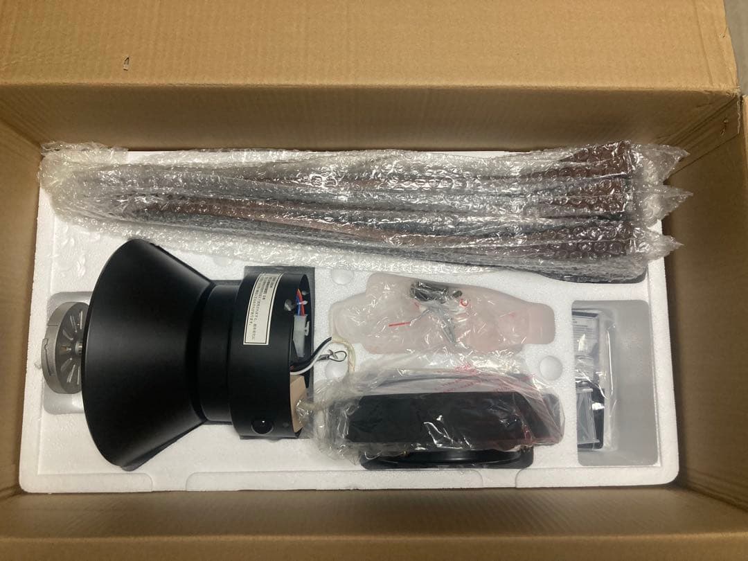 新品!LOWYA シーリングファンライトニュージャバリア2 ブラック/ブラウン