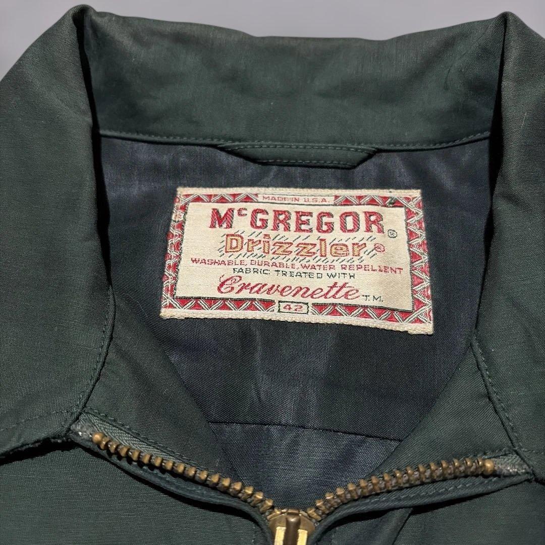 【極美品】60s McGREGOR ドリズラージャケット 42 USA製 紋章付