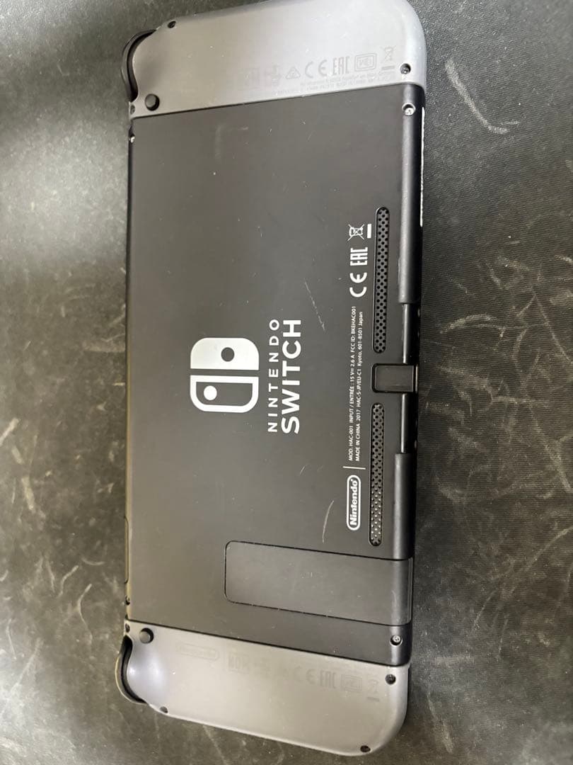 Nintendo Switch 本体 グレー　充電器　LAN変換