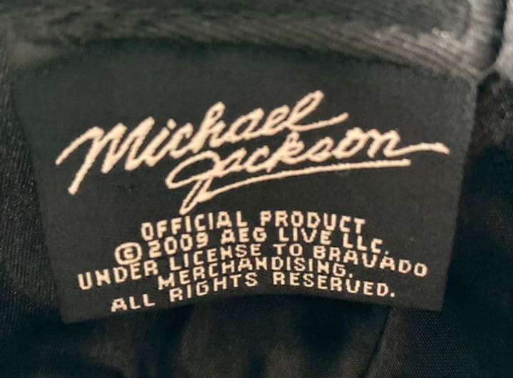 マイケル・ジャクソン ハット　オフィシャル　プロダクト　2009