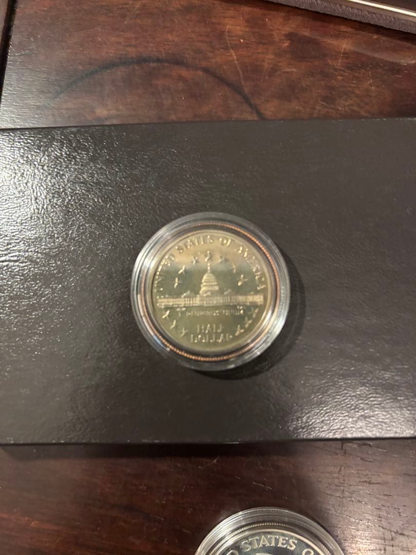 1989年 アメリカ銀貨 アメリカ議会創始200年記念銀貨 白銅貨 2枚セット