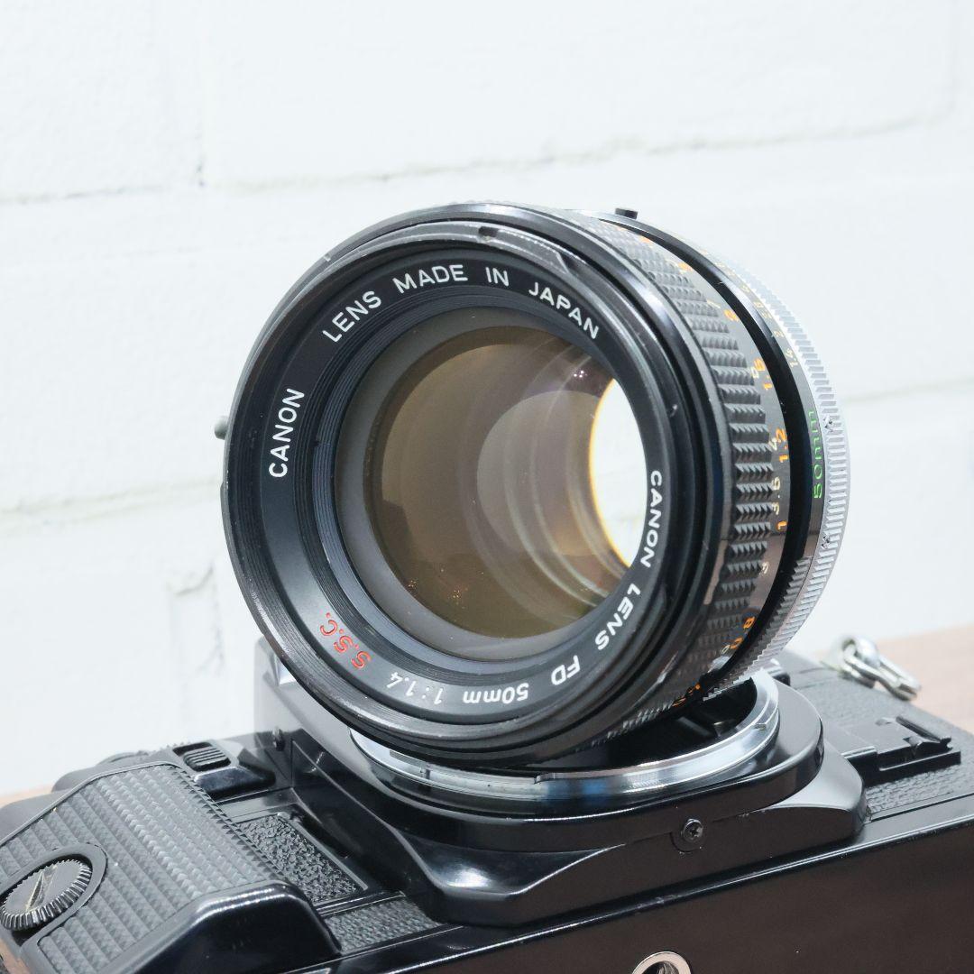 【動作品（やや難あり）】Canon A-1 / FD 50mm F1.4 SSC