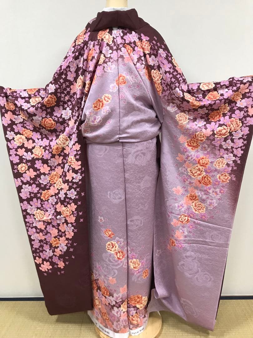 森英恵　振袖　未仕立て　正絹