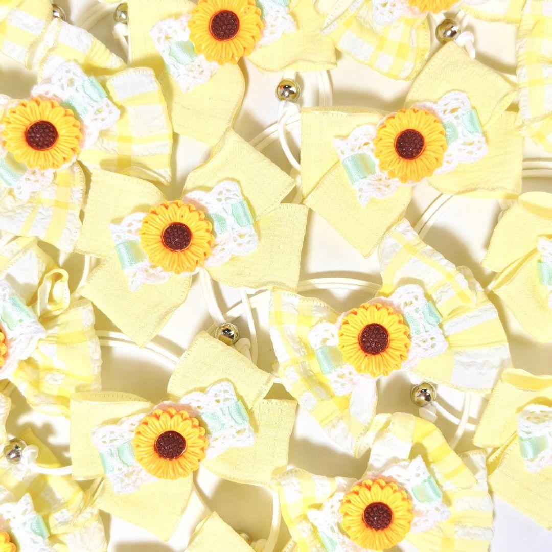 業務用フェルトトリミングチョーカー　リボン　10月　ハロウィン　ペットサロン