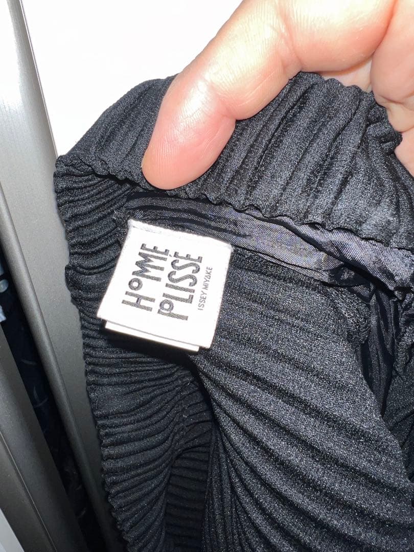 HOMME PLISSÉ イッセイミヤケ　サルエルパンツ blackサイズ3