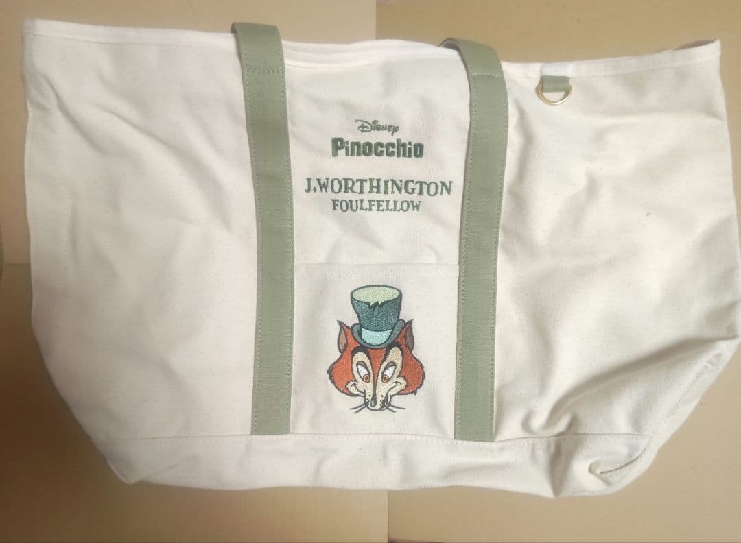 ディズニー ピノキオ ファウルフェロー トート/ボディバッグ