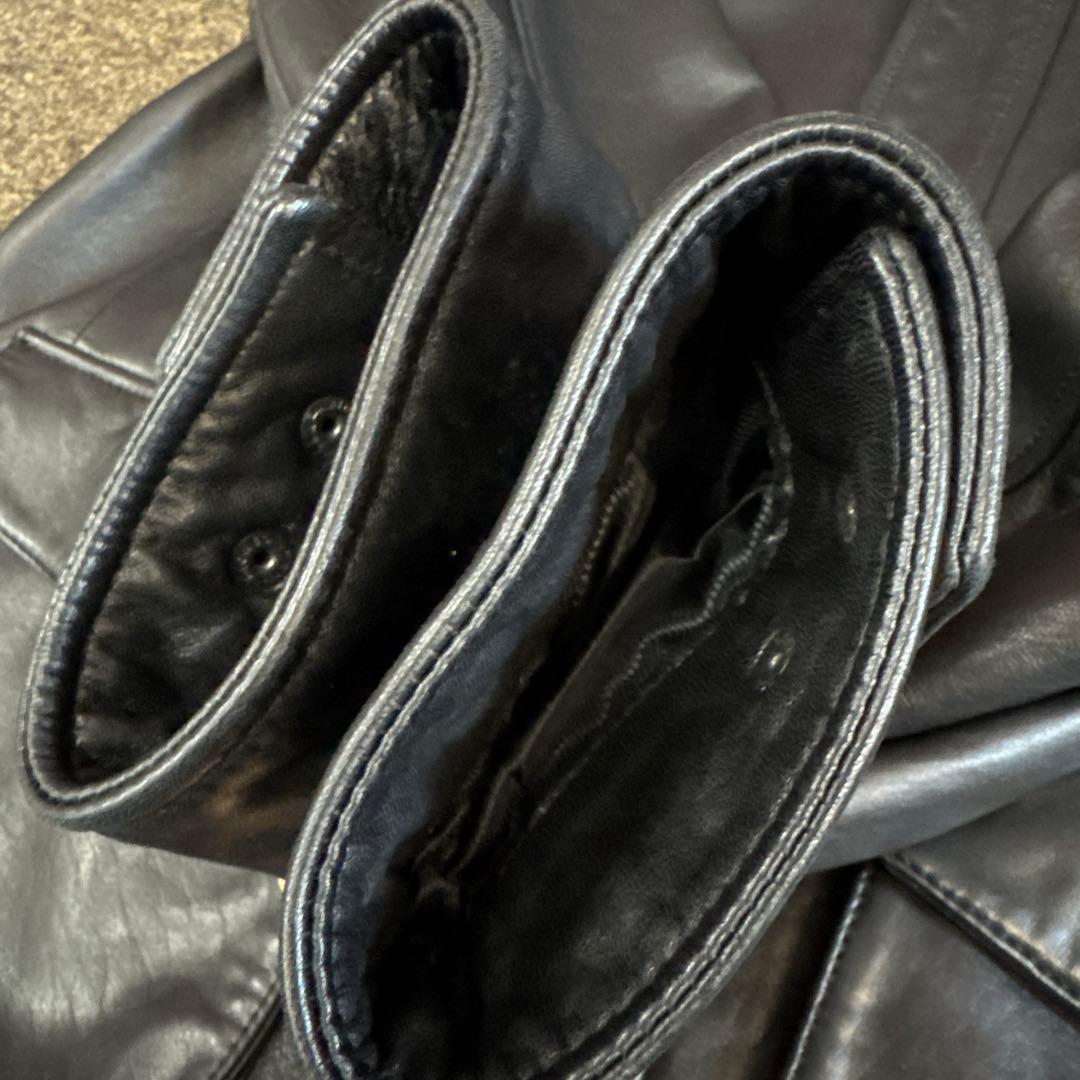 EDDIE BAUER エディーバウアー レザージャケット ブルゾン XL