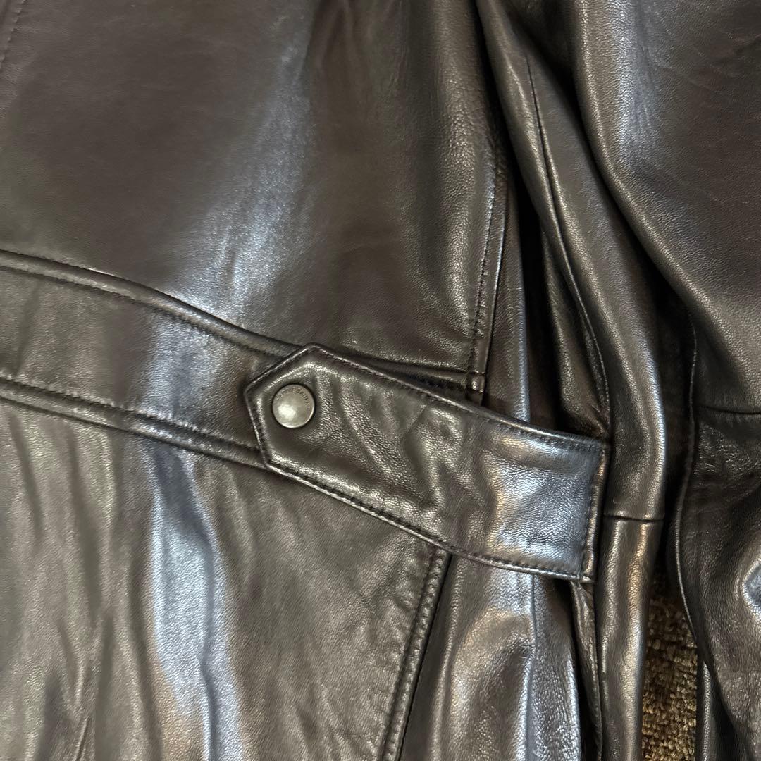 EDDIE BAUER エディーバウアー レザージャケット ブルゾン XL