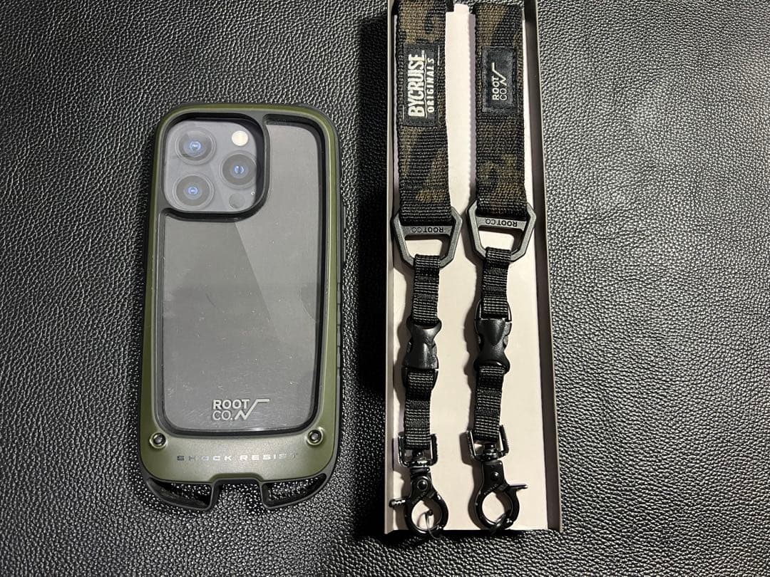 ROOT CO. ルートコー iPhone14Pro用ケースショルダーストラップ