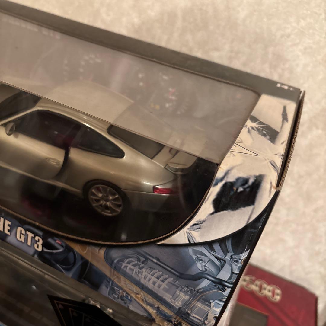 1/18 ポルシェ GT3 シルバー JADA ダイキャスト 美品 ケース入り