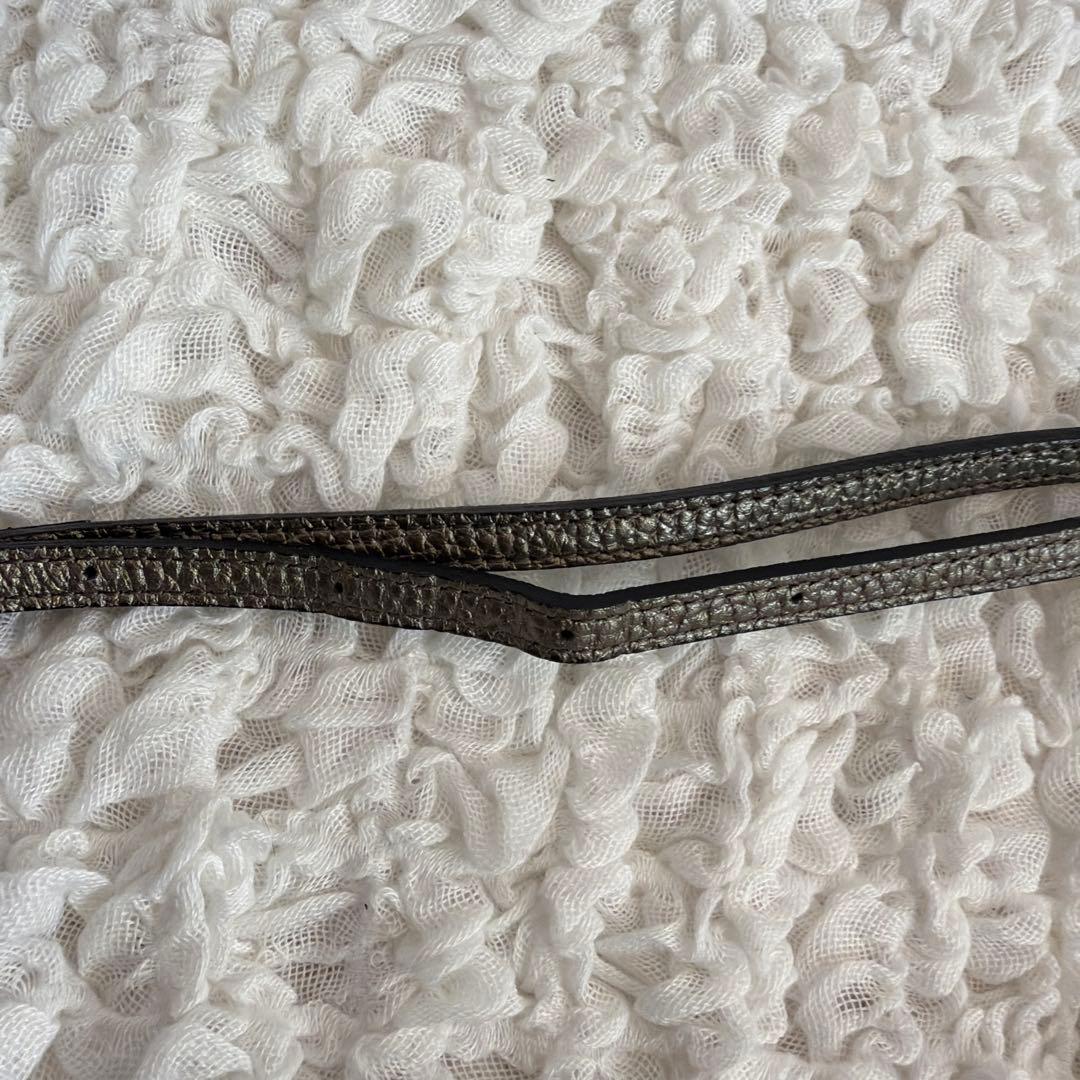 ADMJ マイクロミニトートバッグ 2wayショルダー ブロンズ　ブルー