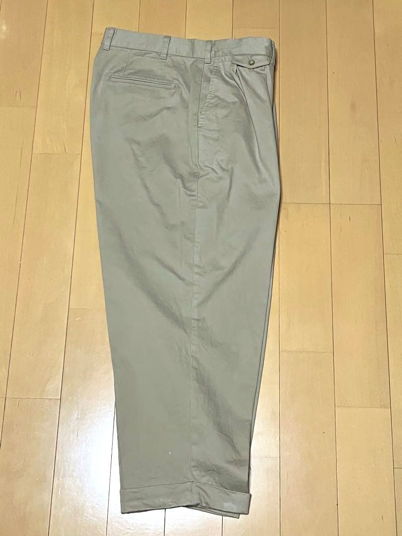 超メルカリ市！値下げ！激安！【百名品】BEAMS PLUS 2プリーツ チノ