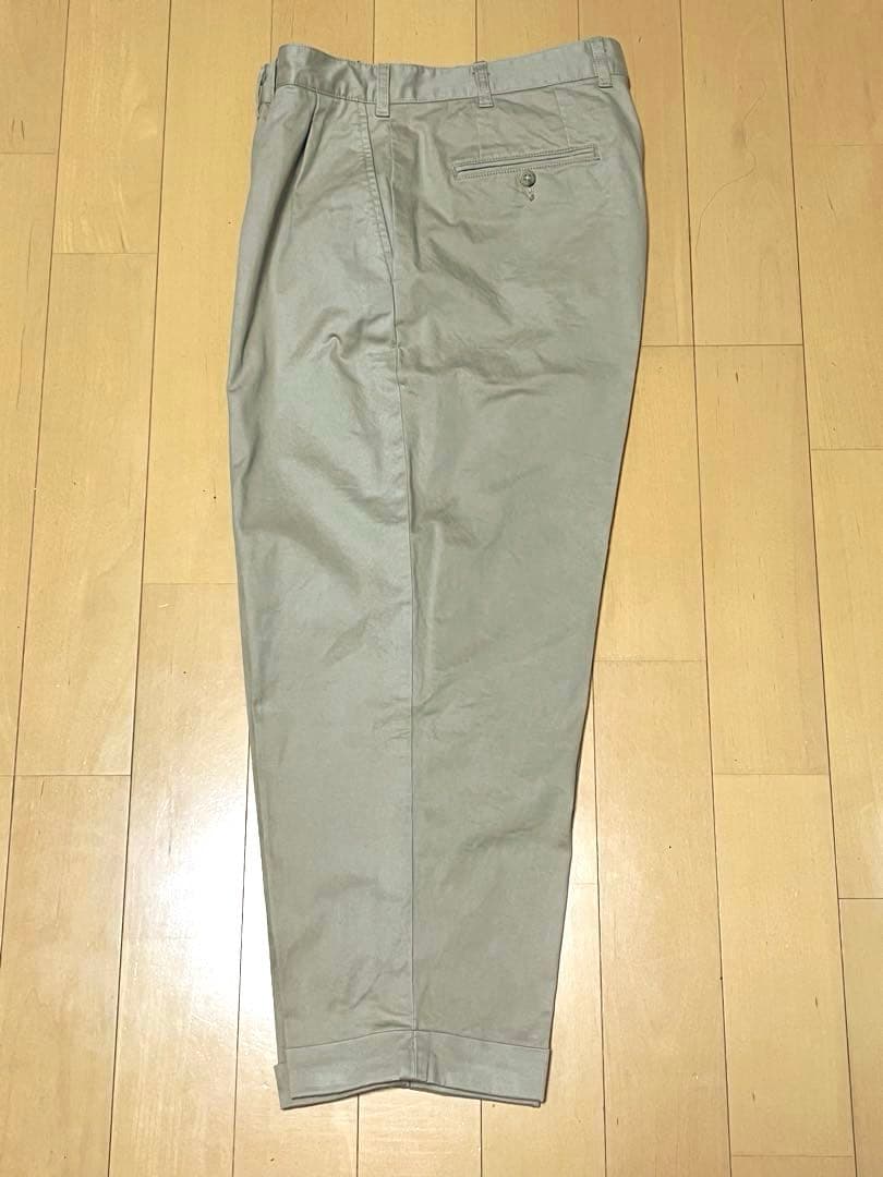 超メルカリ市！値下げ！激安！【百名品】BEAMS PLUS 2プリーツ チノ