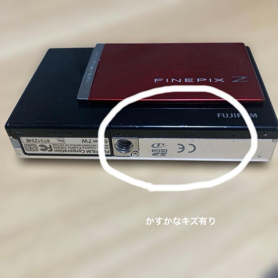 FUJIFILM 富士フイルム FinePix Z200fd レッド ブラック