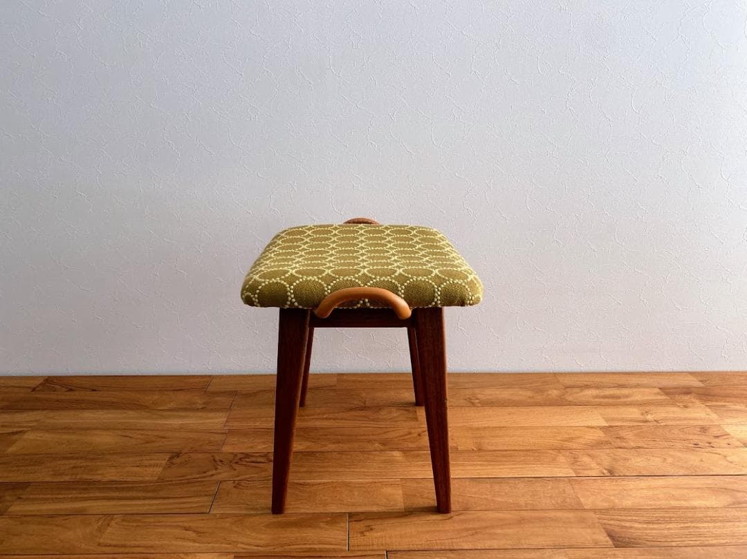 L‘ecume 　ヴィンテージ チーク スツール 仕上済