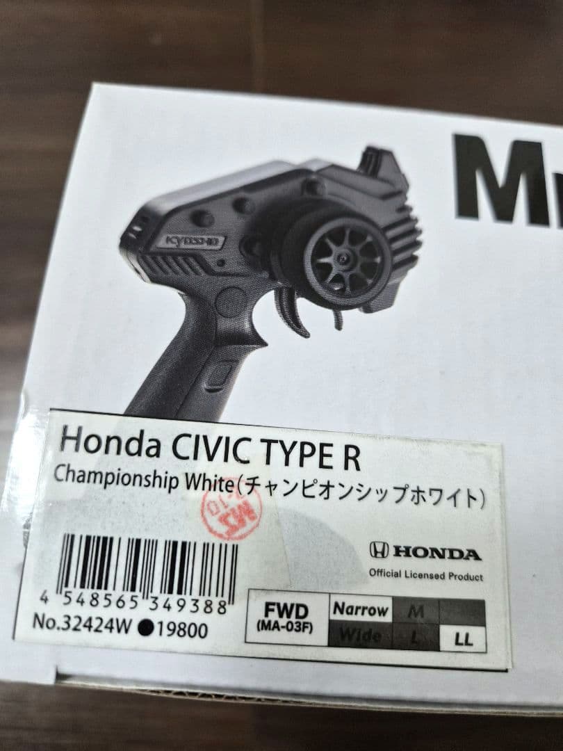 京商 ミニッツFWD Honda シビック タイプR チャンピオンシップホワイト