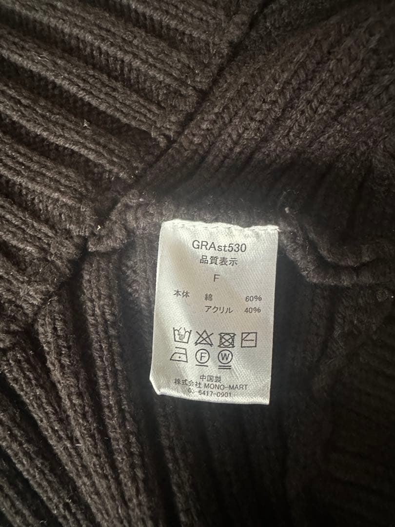 GRANCY 付け襟ネックウォーマー 2点セット ブラックホワイト