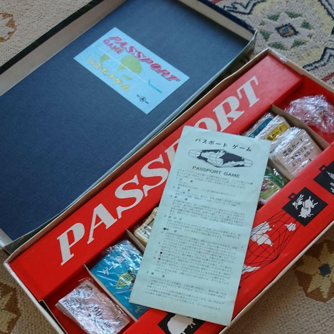 ❤️昭和レトロ ゲーム パスポート マウント ボード ゲーム