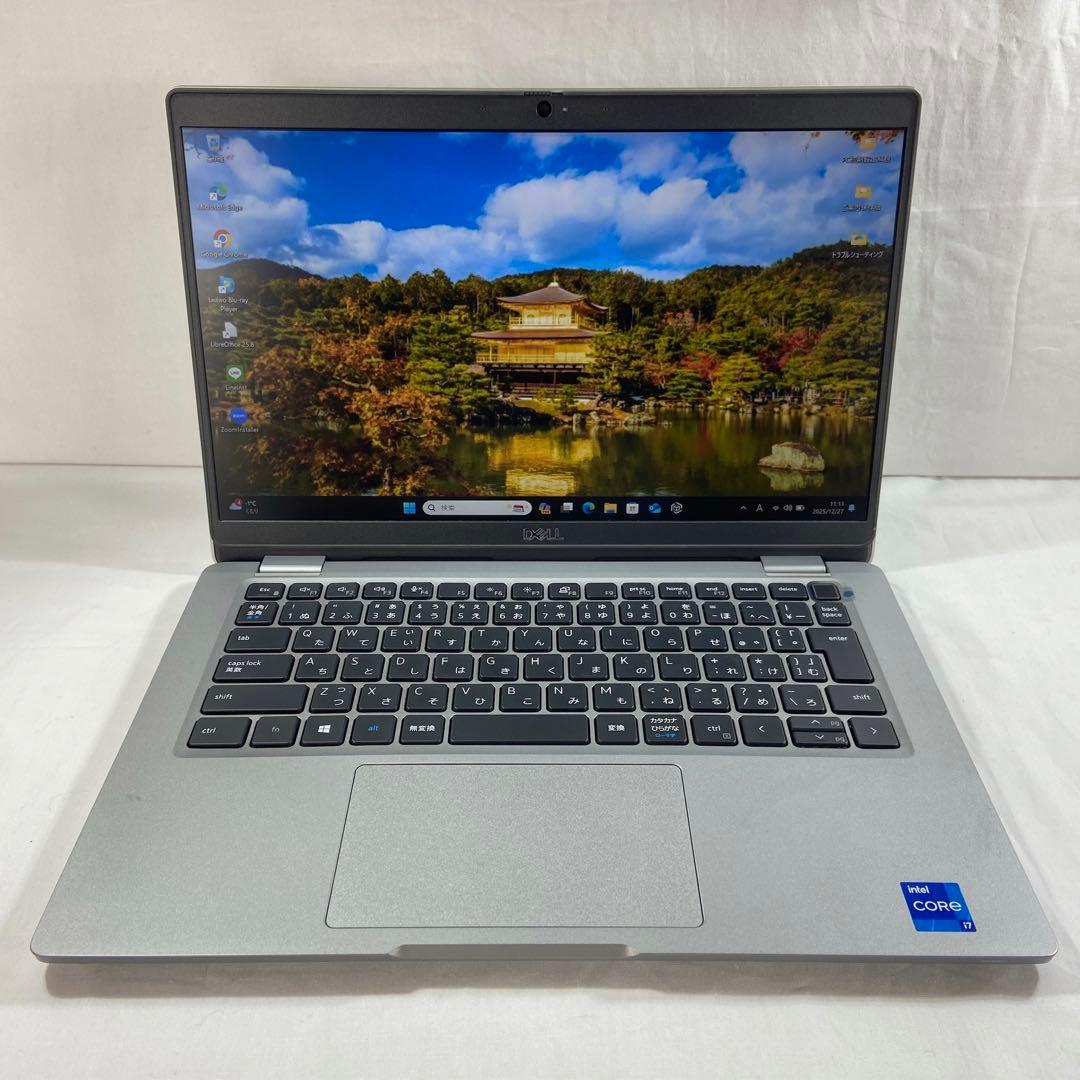 良品 DELL 11世代Core i7 16Gメモリ SSD512G 13.3型