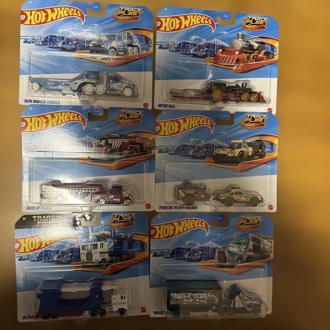 ホットウィール TRACKFLEET 6台セット